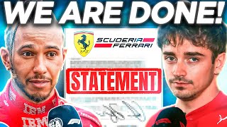 Hamilton & Leclerc THREATENING To QUIT Ferrari After TERRIBLE PERFORMANCE During Qatar GP!