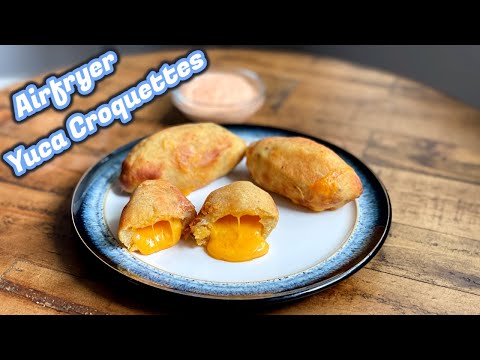 Airfryer Yuca Croquettes- Bollitos de Yuca