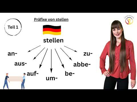 All prefixes of stellen an-,aus-,ein- um-,be-, abbe-, zu-#learngerman #deutschkurs #deutschlernen