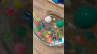 Marble run ASMR ☆Colorful Ball　Water and bird！