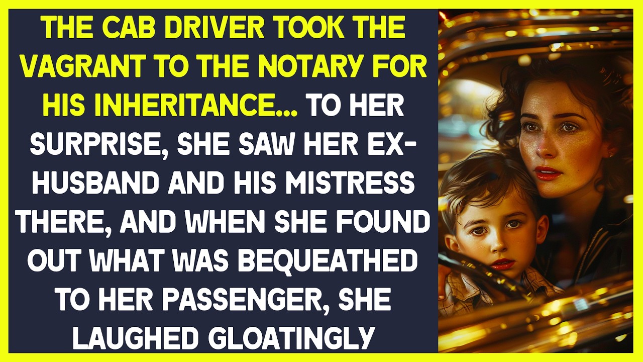 Cab driver took poor man to the notary for inheritance & saw her ex-husband and his mistress there