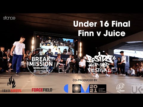 Break Mission x B-Side Festival 2021 // Under 16 Final - Finn v Juice // stance