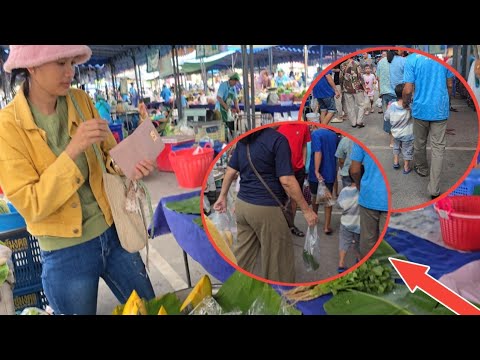 🌽 Morning Market Vibes in Thailand 🇹🇭 | Local Life, Fresh Produce & Family Moments 👩‍👦🍆