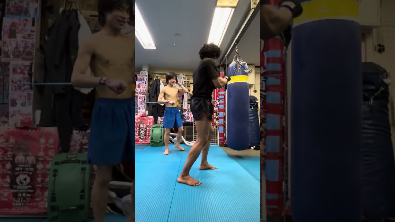 中島道場 練習 #キックボクシング #愛川町 #格闘技