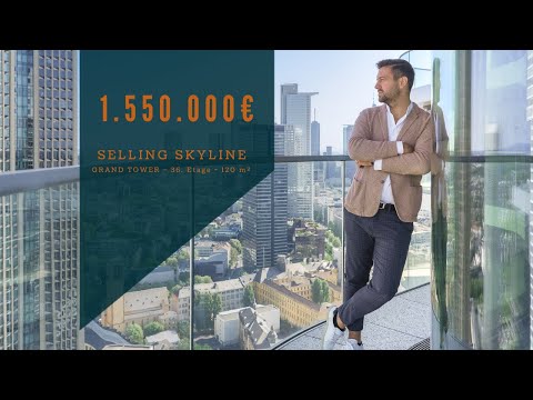 SELLING SKYLINE - Roomtour in einer 120 qm großen Wohnung im 36. Stock im Frankfurter Grand Tower