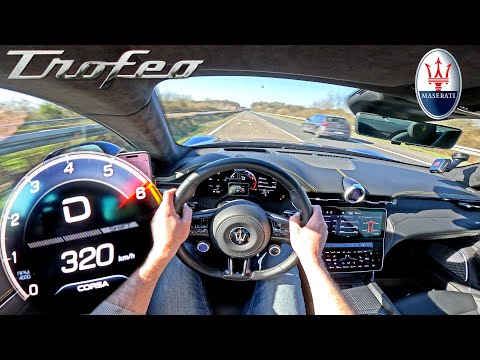 Thumbnail for Maserati GranTurismo Trofeo V6 BiTurbo // 320KMH on AUTOBAHN by Maserati GranTurismo