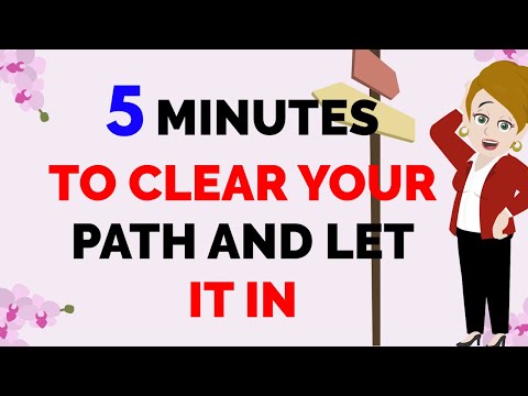 Abraham Hicks ~ 5 MINUTES TO CLEAR YOUR PATH AND LET IT IN ★🧡 ONCE AND FOR ALL 🧡★
