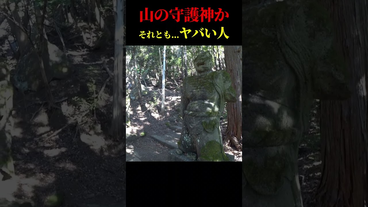 【高宕山】山道で遭遇した「怖すぎる守護神」の正体が… #高宕山 #shorts
