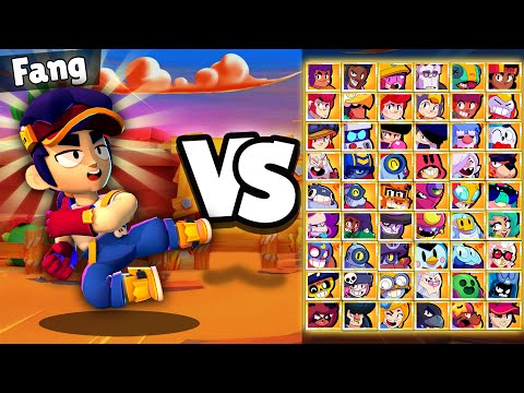 Fang VS Every Brawler !!! Fang 1v1 Brawl Stars