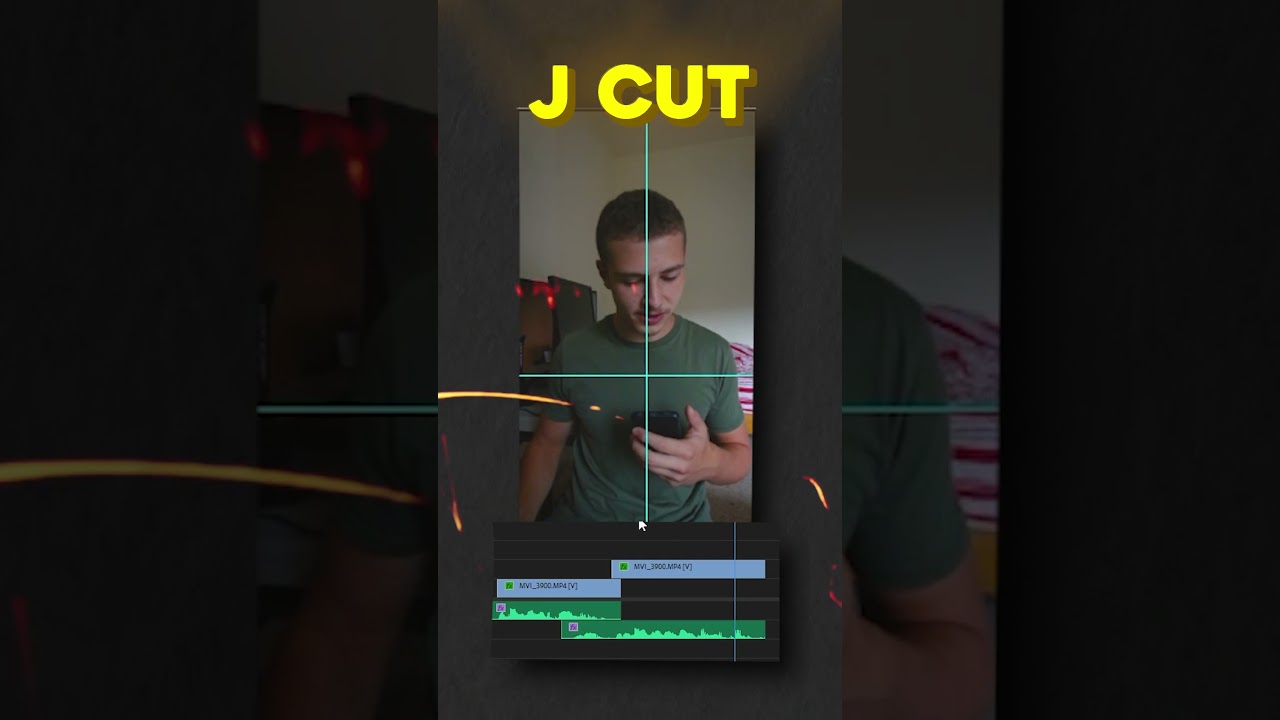 Stop Cutting Your Footage Like This! (Premiere Pro J-cut) #shorts #premierepro