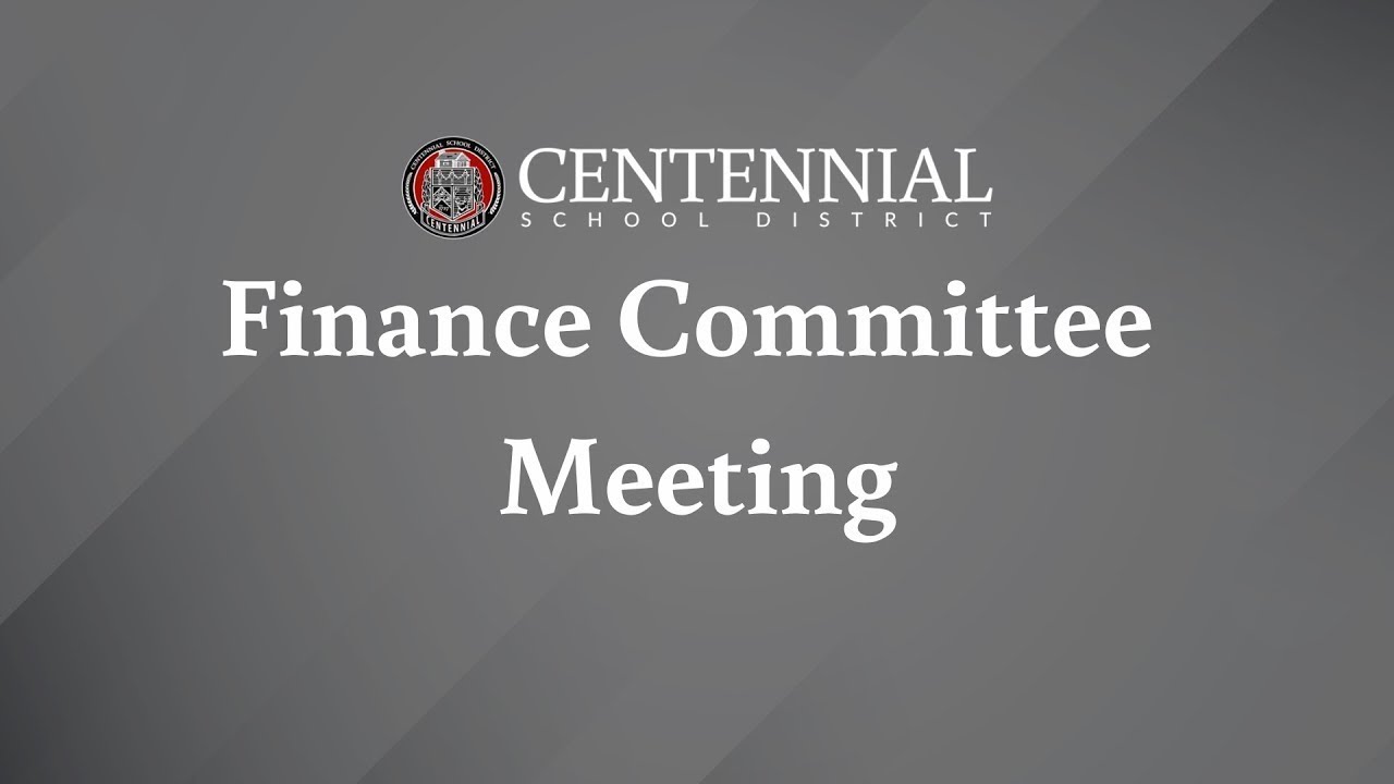 CSD - Finance Committee Meeting - September 10, 2026