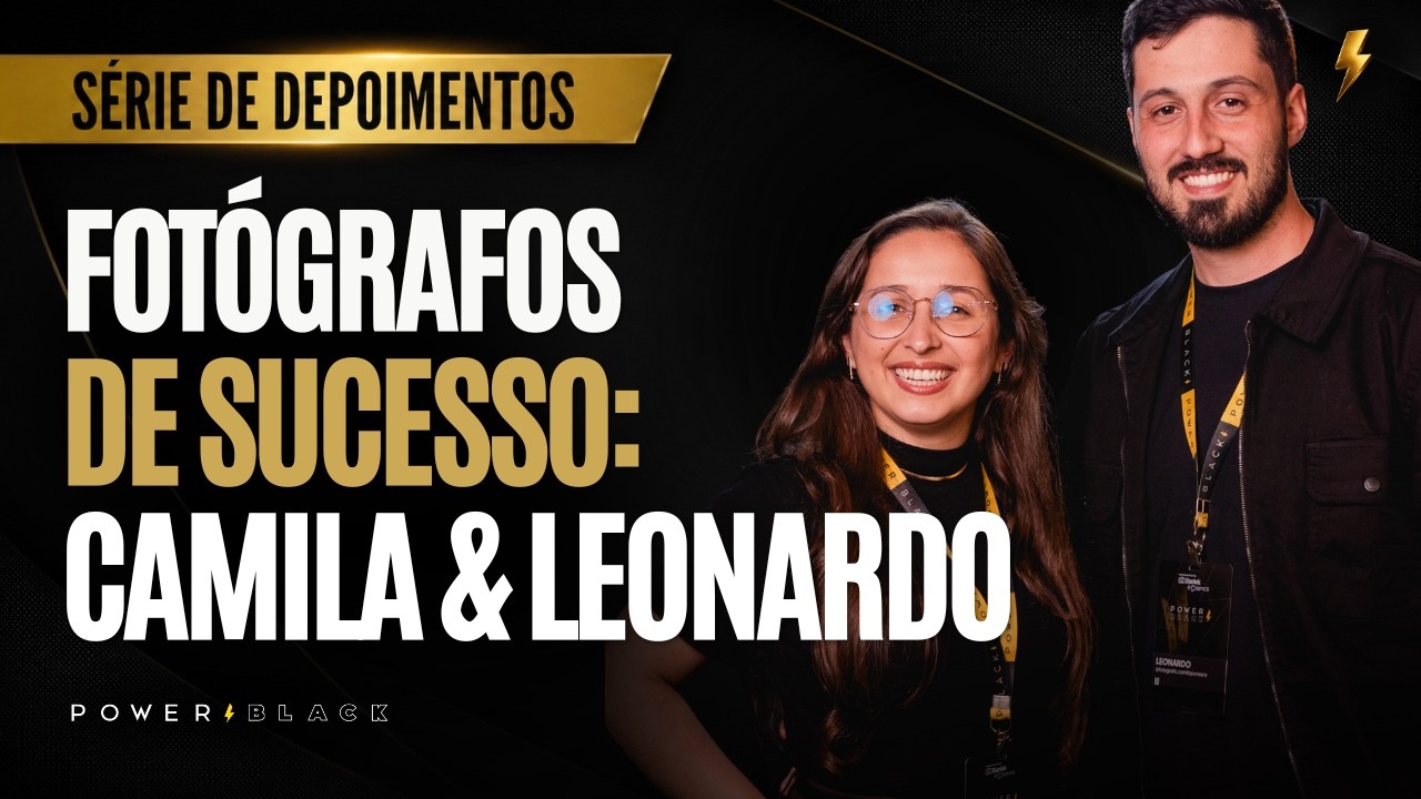 Fotógrafos de Sucesso: Camila e Leonardo | Da desorganização total ao estúdio próprio de 100m²