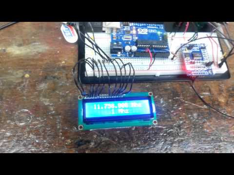 Arduino based VFO with AD9850 DDS