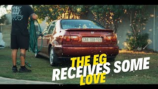 My Honda EG is going in