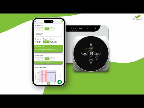 The Inspire Lockable Landlord Thermostat with Calendar compatability