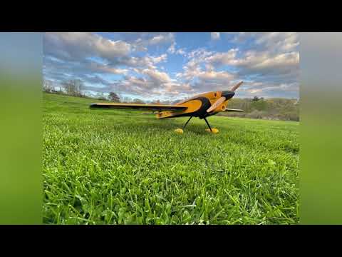 Crash airplane MXS- R Skyline (lost the elevator)