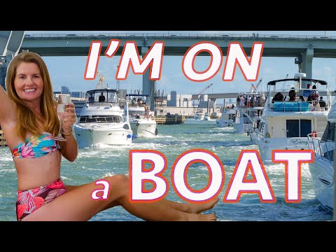 I’m on a BOAT…Spring Break in Miami 🍑 😂 (Calico Skies Sailing Ep 94)