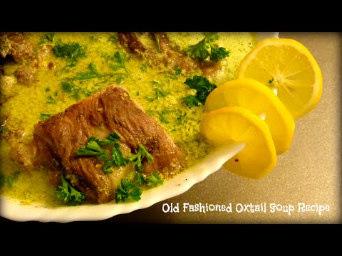 Old Fashioned Oxtail Soup Recipe | By Victoria Paikin