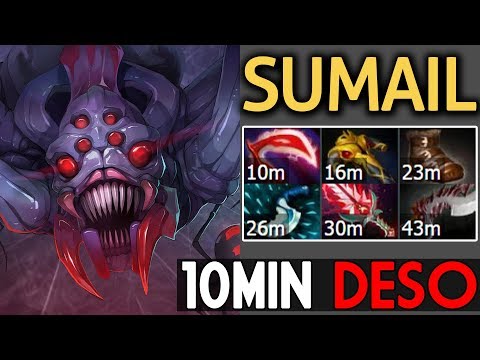 SUMAIL Dota 2 [Broodmother] SoloMid - 10min Deso