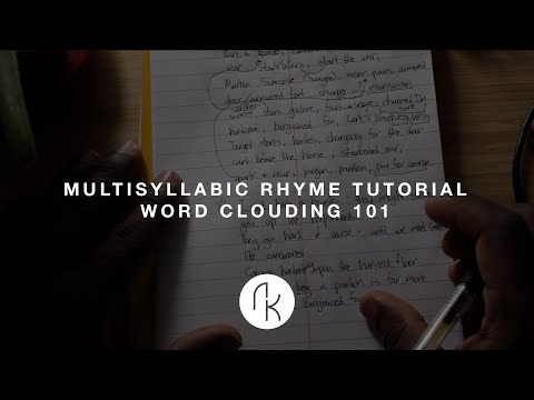 Multisyllabic Rhyme Tutorial: Word Clouding 101