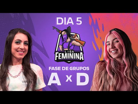 FREE FIRE - LIGA FEMININA SEASON 4 - DIA 5 GRUPO A x D #NFAFEMININA