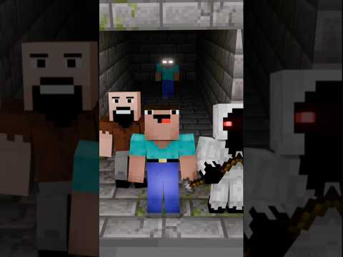 W Team Moment 💀 | Minecraft Animation #sigma #herobrine #minecraft #animation #shorts #notch