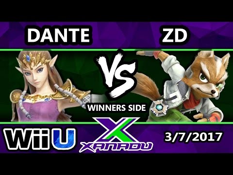 S@X 192 - Dante (Zelda) Vs. InC | ZD (Fox) - SSB4 Tournament - Smash for Wii U - Smash 4