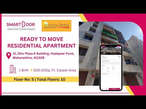 Ready To Move  Residential Apartment 12, Shiv Plaza A Building, Hadapsar Pune, Maharashtra, 411028