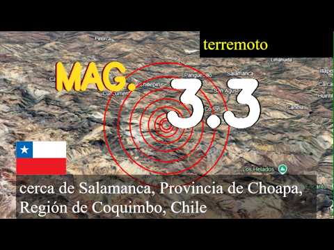 😱🚨  Terremoto cerca de Salamanca, Provincia de Choapa, Región de Coquimbo, Chile actualizaciones en