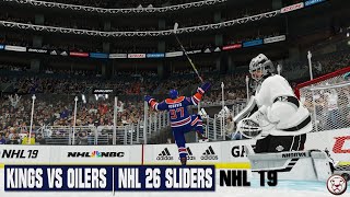 Plugged My NHL 26 Sliders Into The GOAT  NHL 19 | Kings Vs Oilers | Xbox Series X