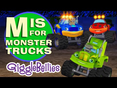Monster Trucks Learn the Alphabet | ABCs | Episode 01