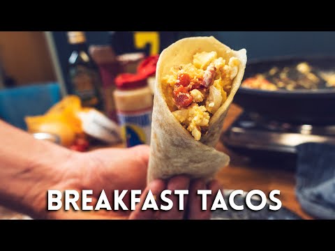 Homemade Breakfast Tacos with Secret Aardvark Habanero - Hot Sauce Recipe #19