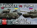 2x BRADLEY vs T-90M - Battle Simulation Based on Actual Event - WAR THUNDER