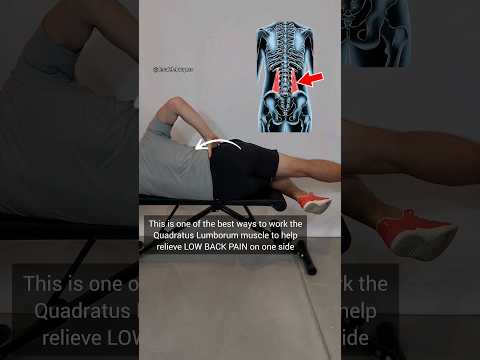Low Back Pain Relief Exercise - Quadratus Lumborum - QL