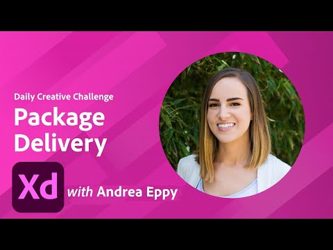 XD Daily Creative Challenge - Package Delivery | Adobe Creative Cloud