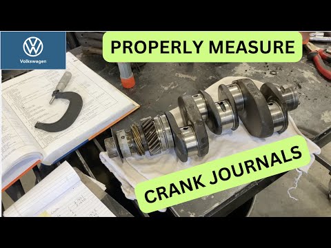 Properly Measure Crank Journals - VW Aircooled 1600