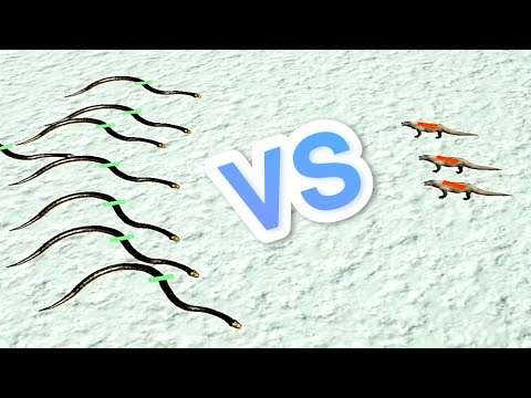 REPTILES CRAZY BATTLES - Animal Revolt Battle Simulator
