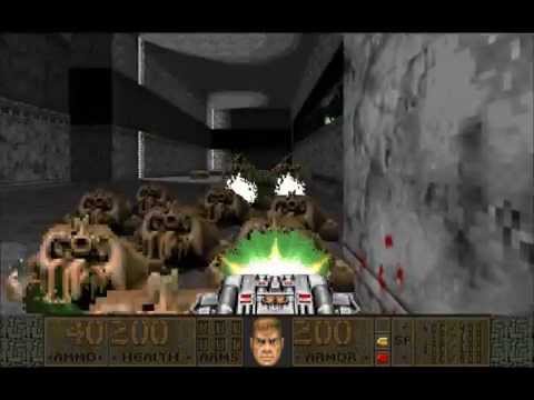 Doom 2 Slaughterfest 2012 map 25 UV with 99.9% in 1:10:53