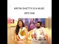Krithi Shetty And Ram Talking About BTS She Is A Huge Fan Of Bts