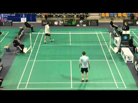Lucas Corvee vs Yuhan Tan (MS, R16) - Orleans Intl. 2016