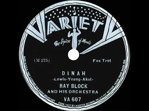 1937 Ray Bloch - Dinah (Three Harmonians, vocal)