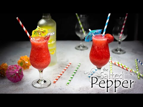 Frozen Strawberry Daiquiris