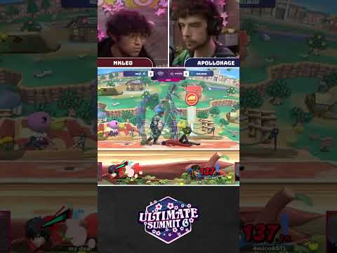 Apollokage turning Mkleo's dragdown into a STOCK!!! #smashultimate #shorts #gaming
