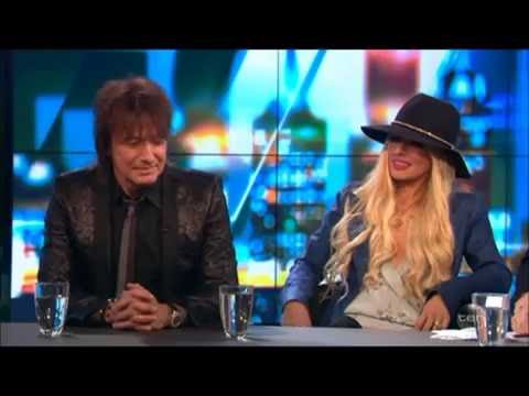 Richie Sambora and Orianthi LIVE Australian Tv Interview HD Sept. 27, 2016