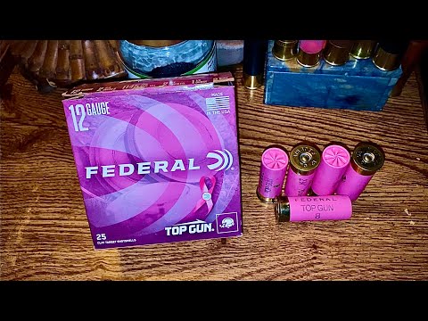Federal 12 Gauge Top Gun 1 1/8 Ounce #8 Shot - Breakdown (Breast Cancer Awareness Edition) 
