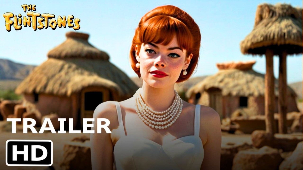 THE FLINSTONES | PANAVISION 70 | Teaser Trailer | Natalie Portman, Michael Cera | Retro AI Concept