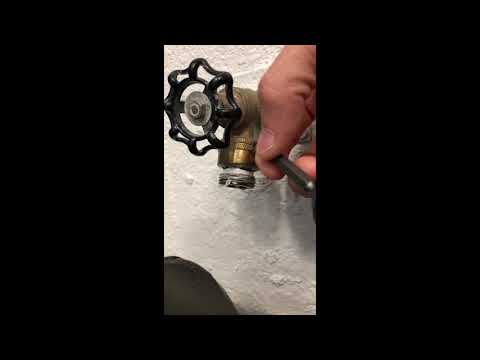 How to remove antisiphon back flow preventer hose bib