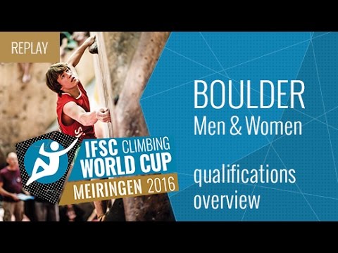 IFSC Climbing World Cup Meiringen 2016 - Qualifications Overview