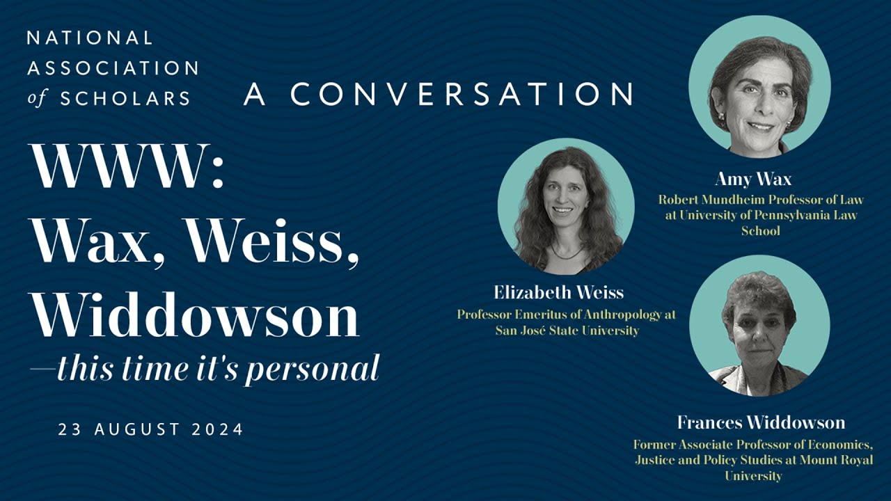 Two cancelees. Elizabeth Weiss and Frances Widdowson