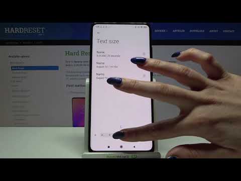 How to Turn On/Off High Contrast Font in Xiaomi Mi 9T - Locate Visibility Settings
